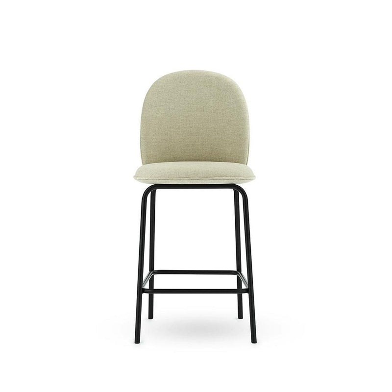 Normann Copenhagen Ace Bar Chair 65 cm Full Upholstery Black Steel