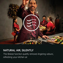 Grade A AEG Series NDC7791SB 90cm Ceiling Cooker Hood