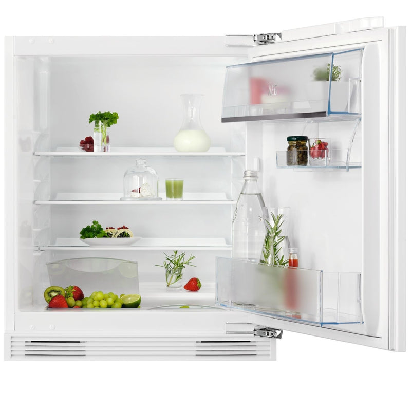 Grade B AEG 6000 Series NSK6I82EF Integrated 133 Litre Under Counter Fridge