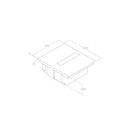 Grade B Elica NikolaTesla Fit NT-FIT-60 60cm Venting Induction Hob with Built In Extraction