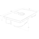 Grade B Elica NikolaTesla Switch NT-SWITCH-BLK-DO 83cm Induction Venting Hob Duct Out Only