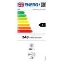 Grade A AEG 6000 Series 280 Litre Freestanding Fridge - White