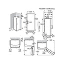 Grade B AEG 7000 Series 278 Litre Freestanding Freezer - White