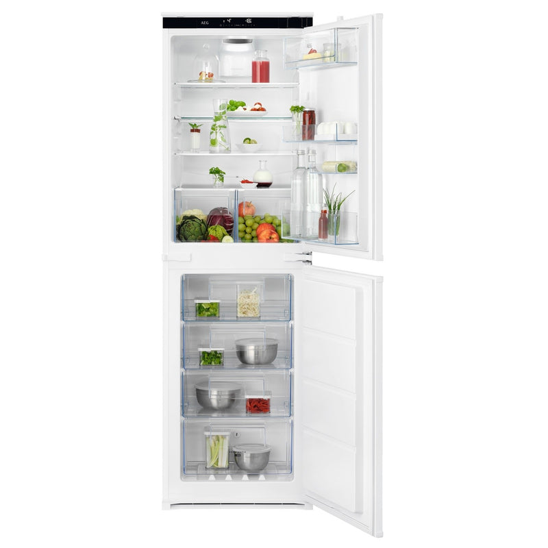 Grade B AEG OSC6T185ES Integrated 239 Litre 50/50 Frost Free Fridge Freezer White
