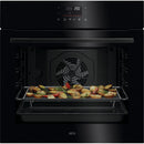 Grade B AEG 5000 Series OU5PB40PK Electric Single Oven - Black