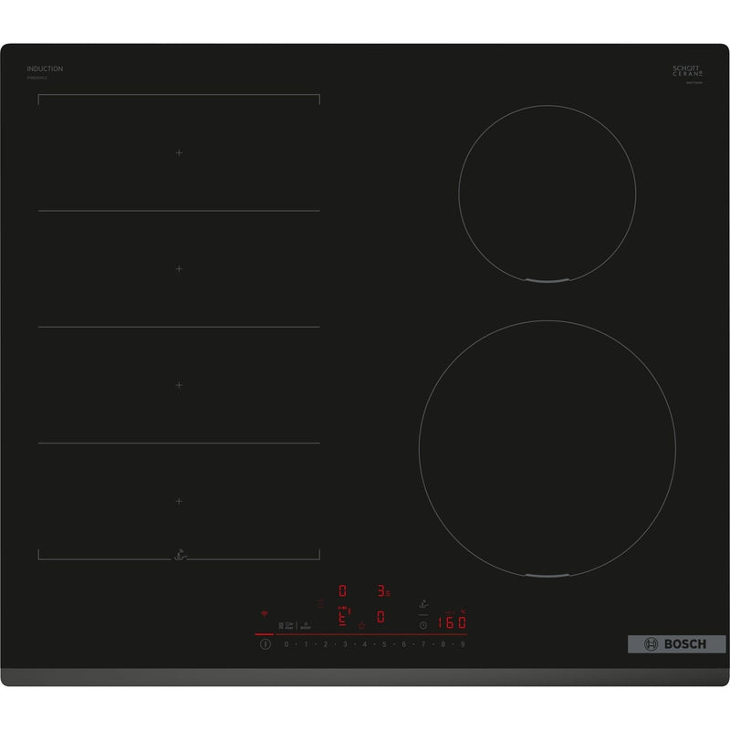 Grade B Bosch Series 6 60cm 4 Zone Induction Hob with FlexInduction