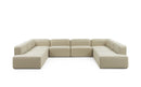 Normann Copenhagen Rope Sofa 6 Seater Corner Main Line Flax