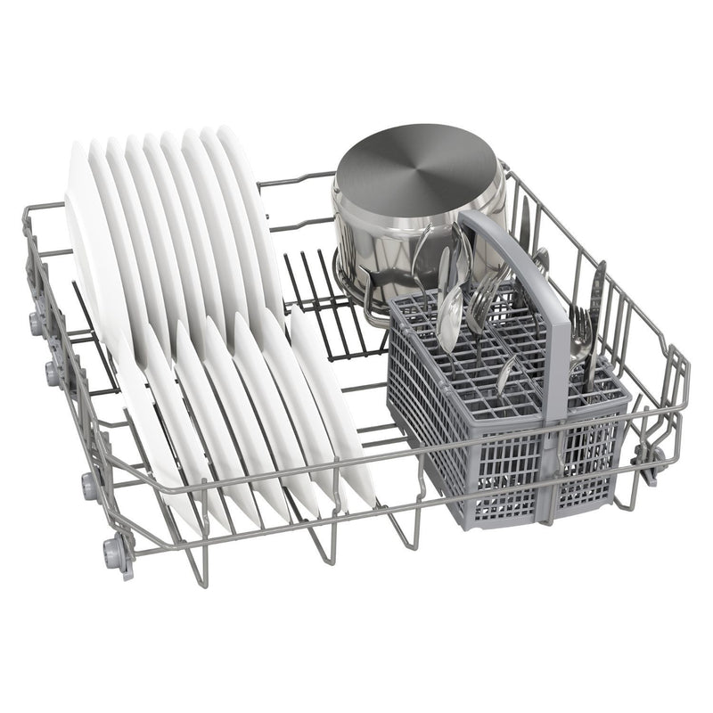 GRADE A1 - Neff N 50 Semi-Integrated Dishwasher - Smart Wi-Fi, D-Rated, Stainless steel control panel