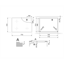 Grade B Smeg SE484EMTD 77cm 4 Zone Ceramic Hob