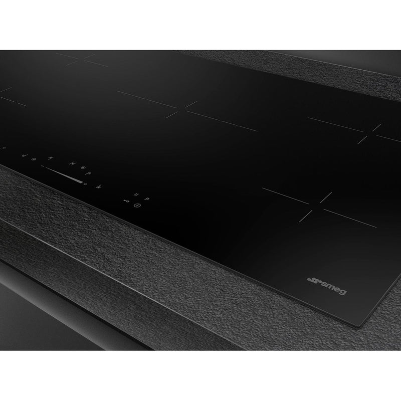 Grade B Smeg SE495ETD 90cm 5 Zone Ceramic Hob