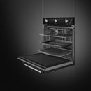 Grade B Smeg SF6905N1 Victoria Electric Single Oven - Black