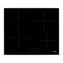 Grade A Smeg SI2641DUK 60cm 4 Zone Plug & Play Induction Hob Black