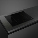 Grade A Smeg SI2641DUK 60cm 4 Zone Plug & Play Induction Hob Black