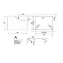 Grade A Smeg SI2741D 75cm Induction Hob Black