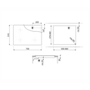 GRADE A2 - Smeg Musa 75cm 4 Zone Induction Hob