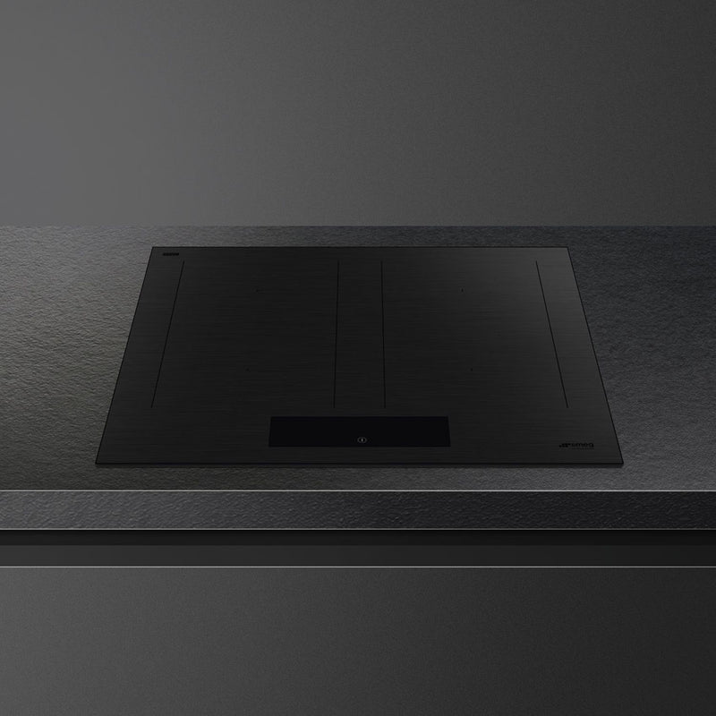 GRADE A2 - Smeg 60cm 5 Zone Induction Auto-Vent 2.0 Hob - Matt Black
