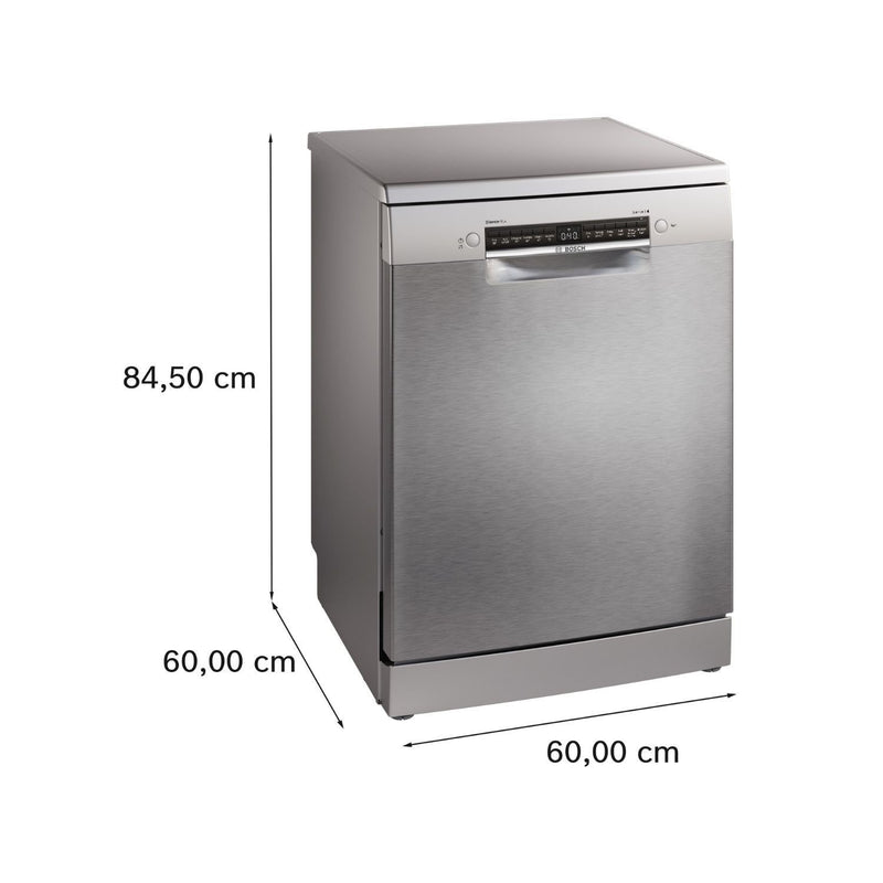 Grade B Bosch Series 4 14 Place Settings Freestanding Dishwasher - Stainless steel