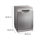 GRADE A2 - Bosch Series 4 Freestanding Dishwasher - Smart Wi-Fi, B-Rated, Brushed steel anti-fingerprint