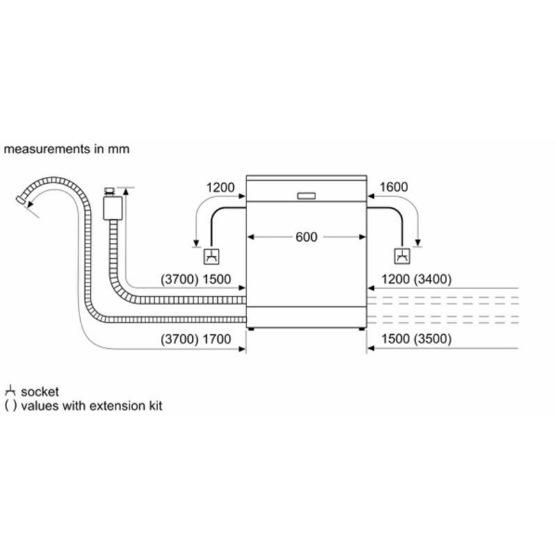Grade B Bosch Series 6 SMD6YCX01G 14 Place Fully Integrated Dishwasher