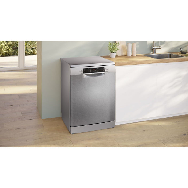 Grade B Bosch Series 2 SMS26AI08G 12 Place Freestanding Dishwasher Silver Inox