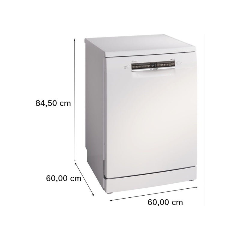 Grade A Bosch Series 4 SMS4EMW06G 14 Place Freestanding Dishwasher White