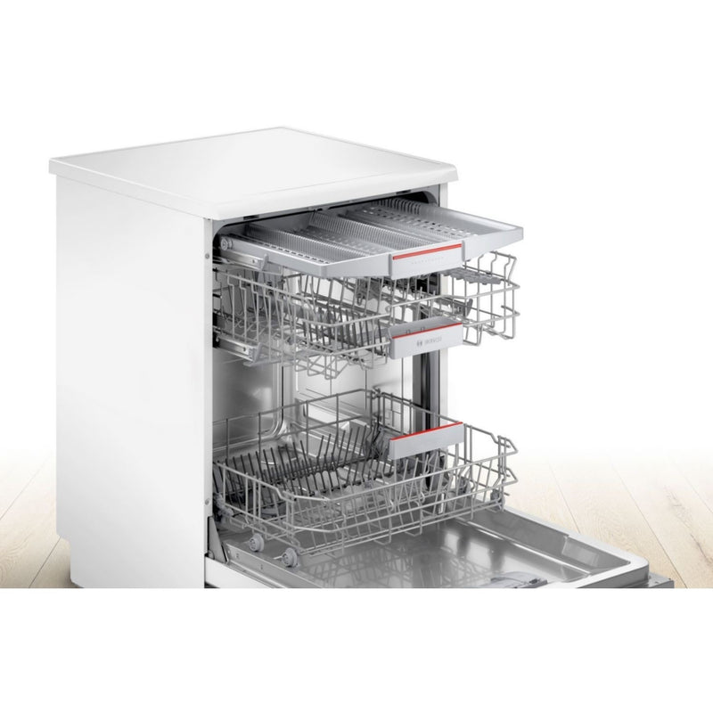 Grade A Bosch Series 4 SMS4EMW06G 14 Place Freestanding Dishwasher White