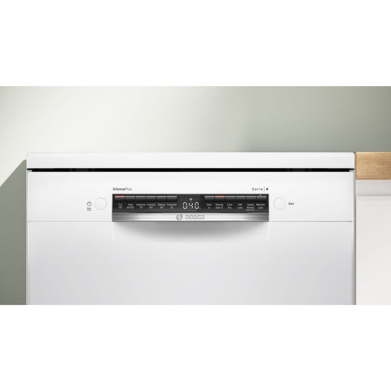 Grade A Bosch Series 4 SMS4EMW06G 14 Place Freestanding Dishwasher White