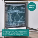 Grade B Bosch Series 6 Integrated Dishwasher - Smart Wi-Fi B-Rated Silver control panel