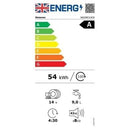 Siemens GRADE A1 - Refurbished iQ500 Free-standing dishwasher 60 cm steel anti-fingerprint 14ps Auto open door dry brushed black A rated