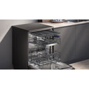 Siemens GRADE A1 - Refurbished iQ500 Free-standing dishwasher 60 cm steel anti-fingerprint 14ps Auto open door dry brushed black A rated