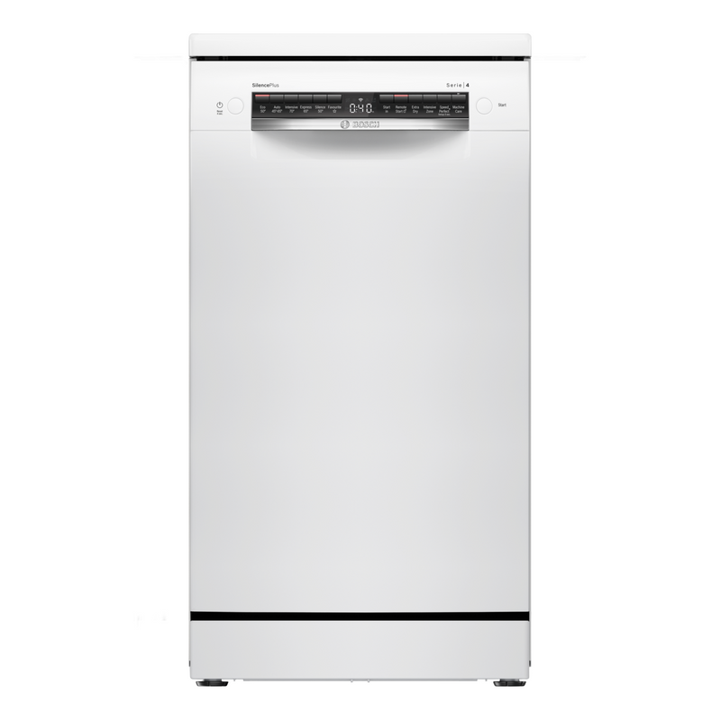 GRADE A2 - Bosch Series 4 Freestanding Slimline Dishwasher - Smart Wi-Fi, White