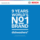 Grade B Bosch Series 4 Freestanding Slimline Dishwasher - Smart Wi-Fi, White