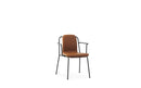 Normann Copenhagen Studio Armchair Full Upholstery Black Steel/ Ultra Leather