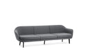 Normann Copenhagen Sum Modular Sofa 3 seater Black Aluminum Synergy