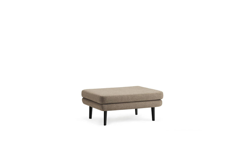 Normann Copenhagen Sum Pouf Large black aluminum Main Line Flax