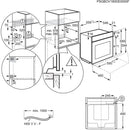 Grade B AEG 7000 Series MealAssist Electric Single Oven - Matt Black