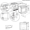 Grade B AEG 7000 Series MealAssist Electric Single Oven - Matt Black