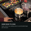 Grade A AEG 6000 Series 80 cm 4 Zone Venting Induction Hob - Black