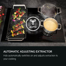 Grade A AEG 6000 Series 80 cm 4 Zone Venting Induction Hob - Black