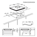 Grade A AEG 6000 Series 60cm 4 Zone Induction Hob with FlexiBridge Zone
