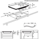 Grade B AEG 6000 Series 80cm 5 Zone Induction Hob