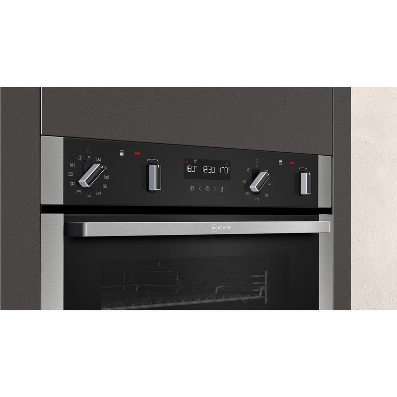 Grade B Neff N50 U2ACM7HH0B 60cm Double Built In Electric Oven