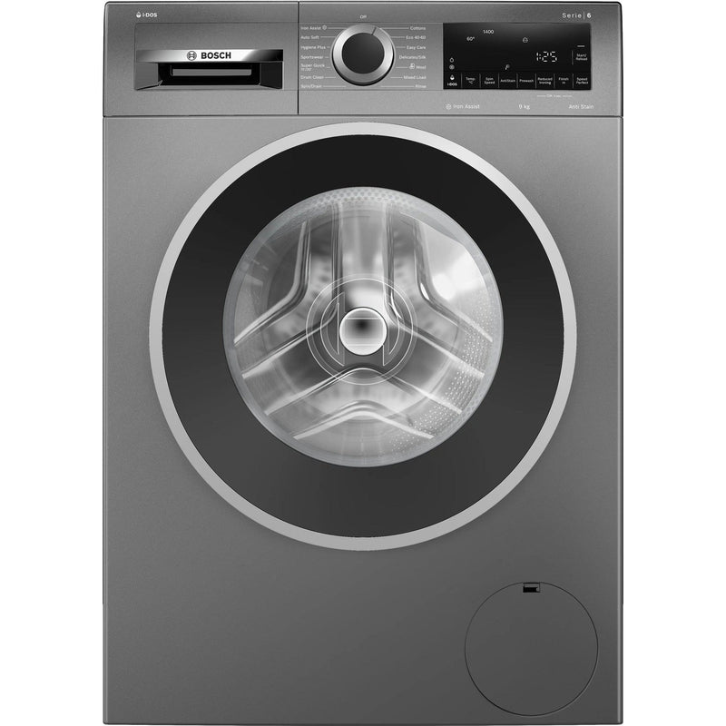 Grade B Bosch Series 6 i-Dos WGG244FCGB Freestanding 9KG 1400 Spin Washing Machine Graphite