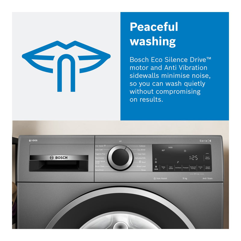 Grade A Bosch Series 8 WIW28502GB Integrated 8KG 1400 Spin Washing Machine White