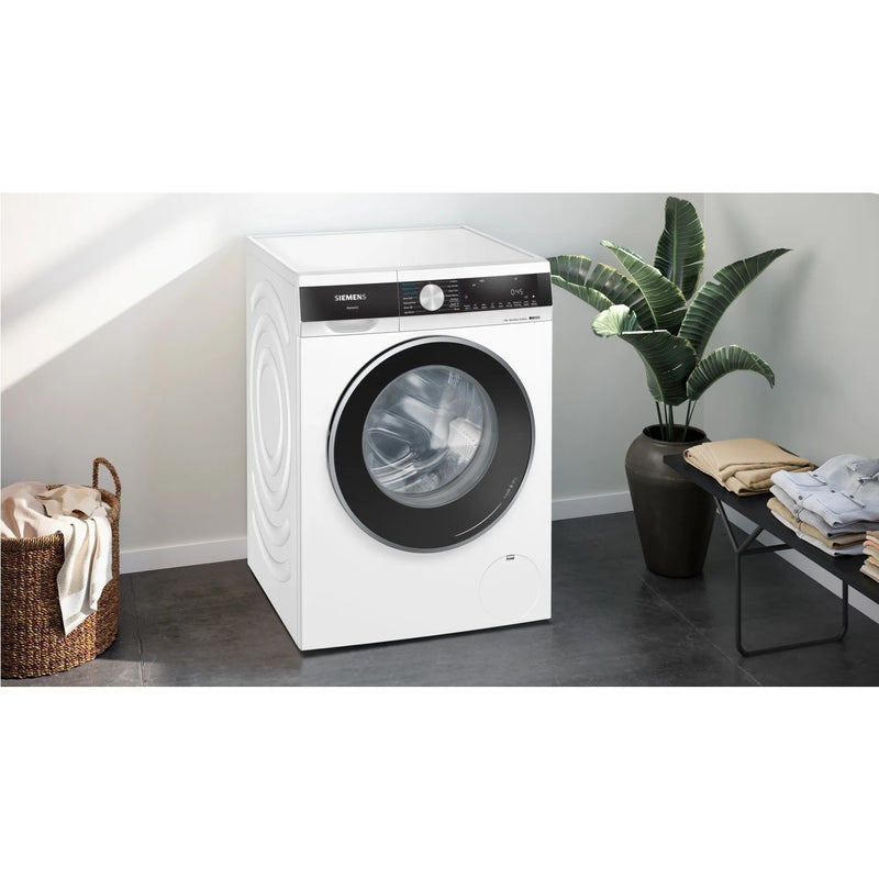 Grade B Siemens iQ500 iDos WN54G1A1GB Freestanding 10.5/6KG 1400 Spin Washer Dryer White