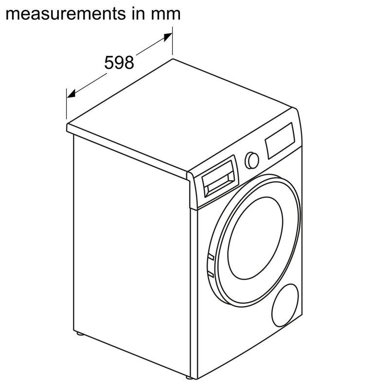 Grade A Bosch WNA134U8GB Freestanding 8/5KG 1400 Spin Washer Dryer White