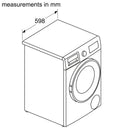 Grade B Bosch WNA134U8GB Freestanding 8/5KG 1400 Spin Washer Dryer White