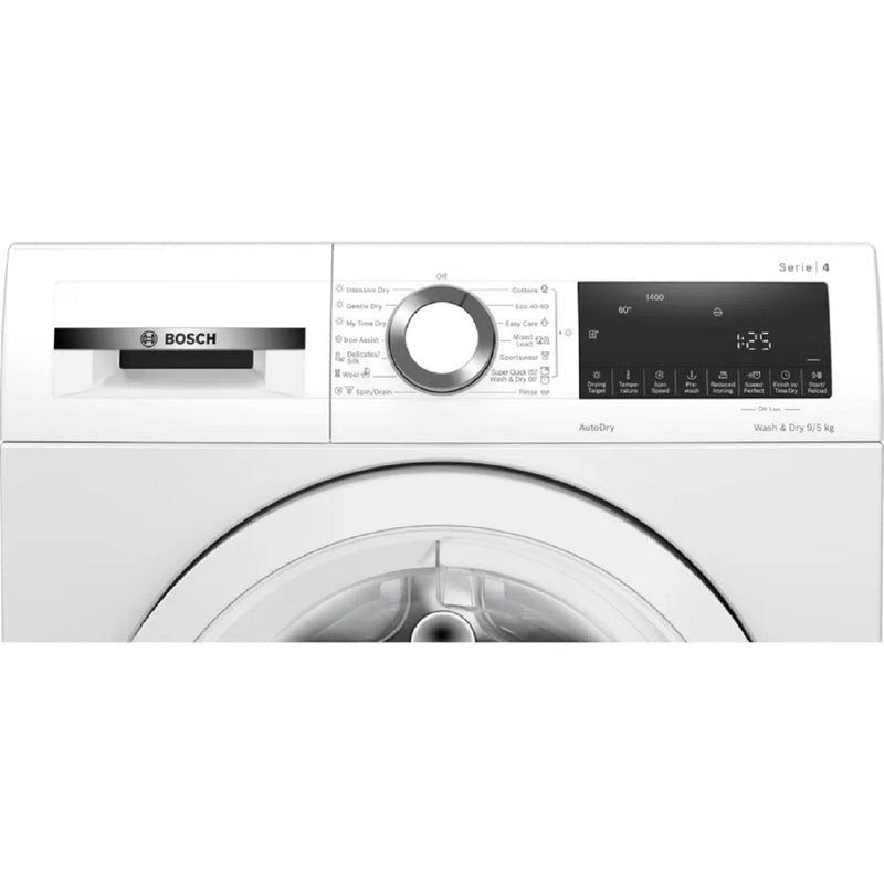 Grade A Bosch Series 4 WNA144V9GB Freestanding 9/5KG 1400 Spin Washer Dryer