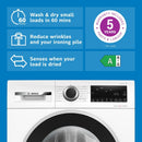 GRADE A2 - Bosch Series 6 10.5kg Wash 6kg Dry 1400rpm Washer Dryer - Quiet, Energy Saving - White