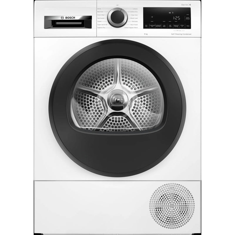 Grade A Bosch Series 6 WQG245A0GB Freestanding Heat Pump 9KG Tumble Dryer White